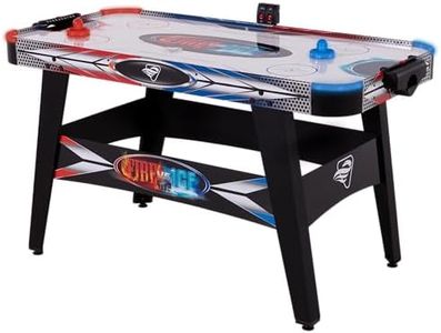 Triumph Fire ‘n Ice LED Light-Up 54” Air Hockey Table Includes 2 LED Hockey Pushers and LED Puck