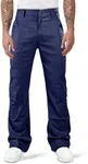 GINGTTO Men's Faux Leather Cargo Pa