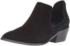 Chinese Laundry Women's Focus Ankle Boot, Black Suede, 7 US