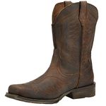 Ariat Men's Rambler Phoenix Western Boot, Distressted Brown, 10 M US