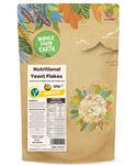 Wholefood Earth Nutritional Yeast Flakes (Nooch) 125g | Dairy Free | Fortified with B12 | GMO Free