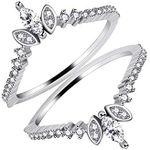 Uloveido Women's 925 Silver Marquis