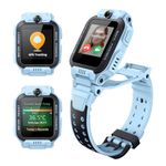 imoo Watch Phone, 4G Kids Smartwatch Phone with HD video calling,Smart Watch for Kids with GPS real-time positioning and IPX8 Water Resistance (Z7, Light Blue)