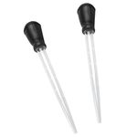 2 PCS Turkey Baster,Baster,Baster for Cooking,Baster Syringe,Meat Baster,Turkey Baster Large,Turkey Baster for Aquarium,Food Syringe, Measuring Lines Basting Syringe Injector Needle for Cooking