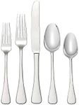 Oneida Bellasana 20 Piece Everyday Flatware, Service for 4, 18/0 Stainless Steel, Silverware Set