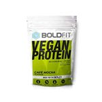 Boldfit Plant Protein Powder For Men & Women - Vegan Plant Protein Powder - Supports Metabolism, Immunity & Antioxidant - Cafe Mocha 500g