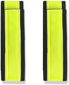 Vincita Reflective Bands - Highly Visible Safety Reflective Bands for Cycling, Walking, Running, and Hiking - Suitable with Molle Webbing On Backpack (Pair of 2) (Green)