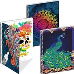 OSIMIG 3Pack Adult Colouring Books,Relaxation and Stress Relief Colouring Books for Adults | Flowers Animal & Other Themes Designs
