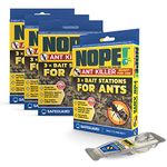 NOPE! Ant Killer Bait Station (12 x 5g) Indoor & Outdoor Ant Traps. Eradicates Ants and their Colony & Nest