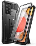 SUPCASE for Samsung Galaxy A52 4G/5G Case with Screen Protector (Unicorn Beetle Pro), [Built-in Stand & Belt Clip] Full-Body Heavy Duty Rugged Kickstand Protective Phone Case for Galaxy A52s, Black