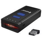 Eyoyo Portable Wired and 2.4G Wireless Mini Handheld CCD Barcode Scanner for POS, iPad, iPhone, Android Phones, Tablets or Computers with Receiver
