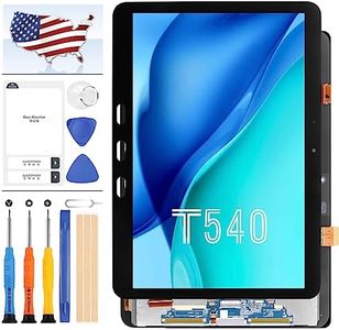 for Samsung Galaxy Tab Active Pro 10.1 Screen Replacement for Galaxy Tab Active Pro SM-T540 SM-T547 LCD Display Touch Screen Digitizer Full Assembly Repair Parts Kit (Black)