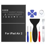 KUBOM for iPad Air 2 Battery Replacement, Full 7340mAh 0 Cycle Battery - Include Complete Repair Tool [A1566, A1567,A1547]