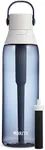 Brita Insulated Filtered Water Bottle with Straw, Reusable, and Stocking Stuffer for Men and Women, BPA Free Plastic, Night Sky, 26 Ounce