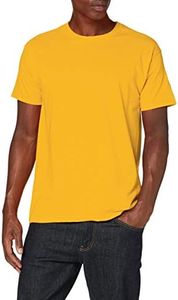 Fruit of the Loom Men's Valueweight Short Sleeve T-Shirt, Sunflower, Large