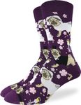 Good Luck Sock Men's Wedding Pugs Dog Socks, Adult