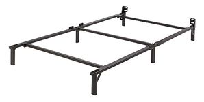 Amazon Basics 6-Leg Support Metal Bed Frame - Strong Support for Box Spring and Mattress Set - Twin Size Bed