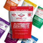 Vitalyte Electrolyte Powder 35 oz, 40 Servings | 100% Natural Isotonic Drink Mix for Hydration, Energy & Recovery | Keto Electrolytes Energy Drink Powder Water Enhancer | Low Sugar Sports Nutrition Electrolyte Replacement Drinks