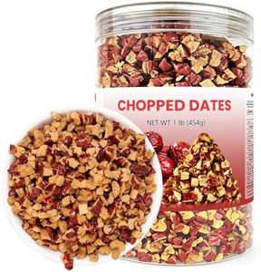 Chopped Dates Dried Diced Jujube 16oz No Added Sugar, Dried Fruit – Ideal for Baking, Cooking, Tea & Snacking
