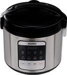 AGARO Royal Electric Rice Cooker,5 Litre Ceramic Coated Inner Bowl,Steam Basket,6 Preset Cooking Function With Advanced Fuzzy Logic,Keep Warm Function,Cooks Up To 8 Cups (1500G) Of Raw Rice,Silver.