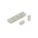 N42 Neodymium Magnet for Arts, Crafts, Model Making, DIY, Hobbies, Science, Office and Home - 5mm dia x 8.47mm thick - 0.91kg Pull - Pack of 10