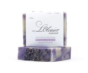 2 Pack Lavender Soap bar withShea Butter All Natural Bar Soap - Handmade Soap - Made in Canada