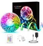 POWER OF ARROW RGB LED Strip Light 5M - 120 Lights/M with 12V Adapter and Remote | Color-Changing & Flexible Decorative Lighting for Diwali, Home Decor, Festivals, Parties (Multicolour)