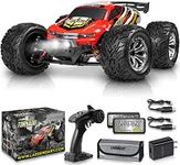 LAEGENDARY 1:12 Scale Large RC Cars 48+ kmh Speed - Remote Control Car 4x4 Off Road Monster Truck Electric - All Terrain Waterproof Trucks for Adults - 2 Batteries + Connector for 30+ Min Play