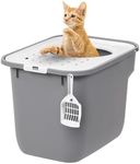 IRIS USA Cat Litter Box, Large Cat 