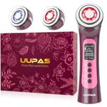 Smart Photon Micro-Current Device - UUPAS LED Red Blue Light Therapy Wand Device for Face - Radio Frequency and EMS Microcurrent Facial Machine - Skin Tightening，Lifting，Anti Aging Facial Massager