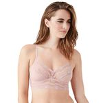 b.tempt'd by Wacoal Women's Lace Kiss Bralette, Rose Smoke, Medium