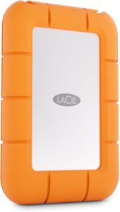 LaCie Rugged Mini 500GB External SSD – 40Gb/s, PC/Mac/iPad/iPhone Compatible