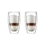 Bodum Pavina Glass, Double-Wall Insulate Glass, Clear, 15 Ounces Each (Set of 2)