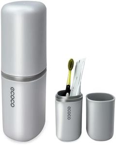 Estuche para Cepillo de Dientes de Viaje, Fundas y Fundas para cepillos de Dientes portátiles, Organizador de Almacenamiento de artículos de tocador