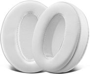 SOULWIT Ear Pads Cushions Replacement, Earpads for Sennheiser HD 4.50BT, HD 4.50BTNC, HD 4.50SE, HD 4.40BT, HD 4.30G, HD 4.20S, HD 458BT, HD 450, HD 450BT, HD 400S, HD 350BT - HD4.50 PL White