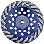 DT-DIATOOL 7 Inch Concrete Grinding Wheel Granite Marble with Turbo Row Diamond Segment
