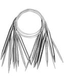 9 Pcs Circular Knitting Needles,Knitting Needles Set,Knitting Needle,Suitable for Weaving Hats, Sweaters, Scarves, Carpets in Various Sizes, Durable and Flexible