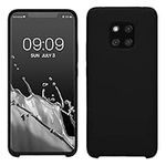 kwmobile Case Compatible with Huawei Mate 20 Pro Case - TPU Silicone Phone Cover with Soft Finish - Black