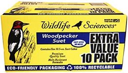 Woodpecker Suet Cake 10 Pack for Wild Birds