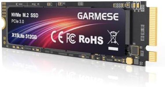 GARMESE 512GB NVMe SSD PCIe 3.0 M.2 2280 Internal Solid State Drive Up to 1800MB/s Read 1100MB/s Write, 3D NAND TLC, High Speed Storage for Laptop Desktop PC