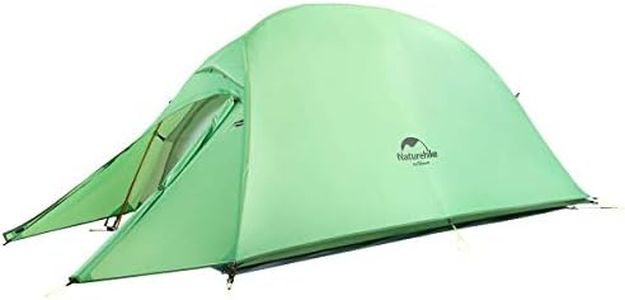 Naturehike Cloud up 1 Personne Sac à Dos Tente Camping Léger Randonnée Dôme Tente pour 1 Homme (Vert Upgrade 210T)