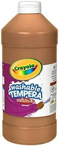Crayola Tempera Washable Paint 32-Ounce Plastic Squeeze Bottle, Brown