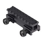 Feyachi Picatinny Rail Riser Mount (0.83'') with 8 Slots for Optics Scope Red Dot Sight, Absolute Co-Witness