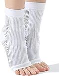 Neuropathy Socks, Soothe Relief Socks, Socks for Neuropathy for Women Men (White, L/XL)