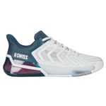 K-Swiss Men's Ultrashot 4 Tennis Shoe, White/Stargazer/Neon Blaze, 9