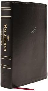 NASB, MacArthur Study Bible, 2nd Edition, Leathersoft, Black, Thumb Indexed, Comfort Print: Unleashing God's Truth One Verse at a Time