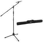 Boom Microphone Stand with Tripod Base and Bag - Black - TIGER MCA34-BK