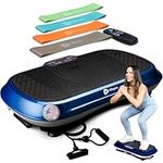 LifePro Vibration Plate Exercise Machine - Whole Body Workout Vibration Fitness Platform w/ Loop Bands - Home Training Equipment