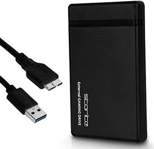Storite Unidad de Juegos Externa de 1 TB Disco Duro Externo portátil USB 3.0 Unidad de Juegos de Almacenamiento y Copia de Seguridad para Xbox PS4 PS3 Juegos de PC Android (Negro)