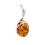 Sterling Silver and Baltic Amber Pendant Lauren